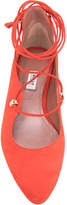 Thumbnail for your product : Bally lace-up pointed ballerina shoes