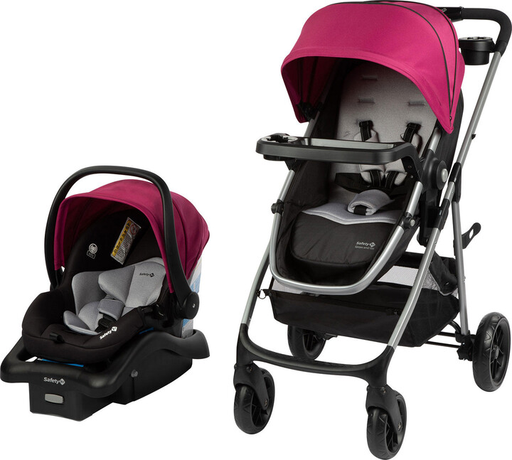 Safety 1st Grow and Go Flex 8-in-1 Modular Travel System, Choose Your Color: Orchid Bloom:- Orchid Bloom