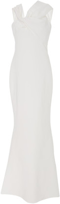 Cushnie Bridal Candice Off Shoulder Bodice Gown with Train