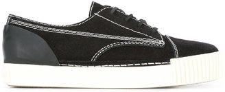 Alexander Wang stitch detailed sneakers - men - Leather/Suede/rubber - 43