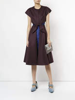 Thumbnail for your product : DELPOZO lace detail flared dress