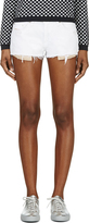 Thumbnail for your product : Rag and Bone 3856 Rag & Bone White Distressed Cut-Off Mila Short