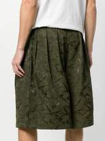 Thumbnail for your product : Comme des Garcons Shirt Boys pleated camouflage shorts
