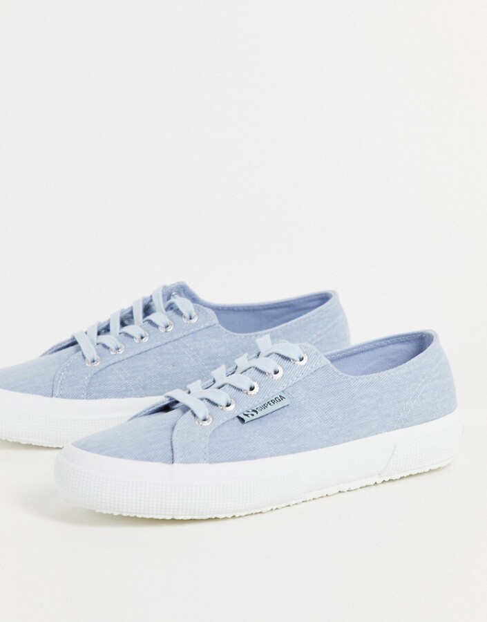 superga blue trainers
