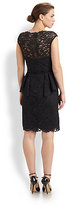 Thumbnail for your product : Teri Jon by Rickie Freeman Lace Peplum Dress