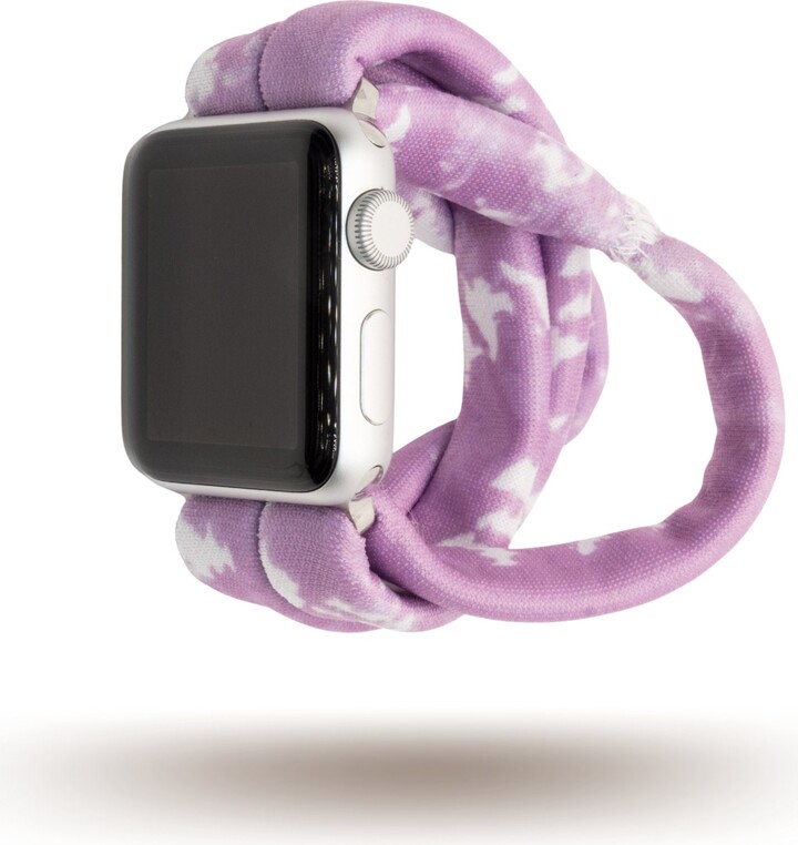 Purple Tie Dye Yoga Band® For Apple Watch Series | All, Samsung Galaxy, & Fitbit Versa, 38mm 40mm 41mm 42mm 44mm 45mm 46mm - Dót Outfitters