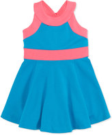 Thumbnail for your product : Milly Minis Ponte Circle Sleeveless Dress, Aqua/Pink