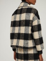 Thumbnail for your product : RED Valentino Double Breast Wool Blend Short Coat