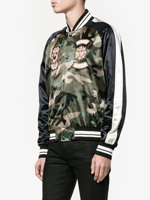 Valentino camouflage bomber jacket