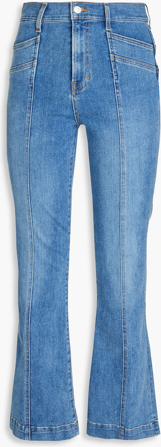 Veronica Beard Carson high-rise kick-flare jeans