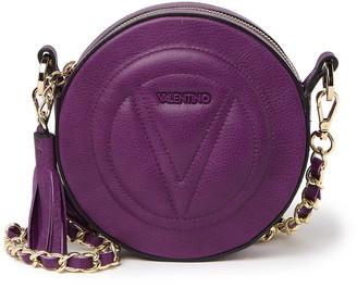Mario Valentino Yuki Circle Leather Crossbody Bag - ShopStyle