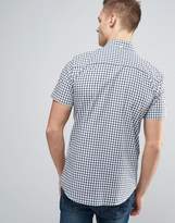 Thumbnail for your product : Jack and Jones Core Slim Fit Short Sleeve Shirt in Gingham