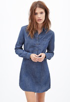 Thumbnail for your product : Forever 21 Chambray Shirt Dress