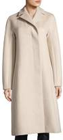 Narciso Rodriguez Wool-Cashmere Single-Breasted Coat, Camel