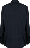 Thumbnail for your product : Mazzarelli Cutaway-Collar Cotton-Blend Shirt