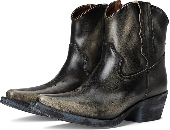 (取寄) コーラル ブーツ レディース  Corral Boots women Q7039 Distressed Black Corral Boots Q7039 Cowboy Women's Boots Distressed Black : 9.5 B