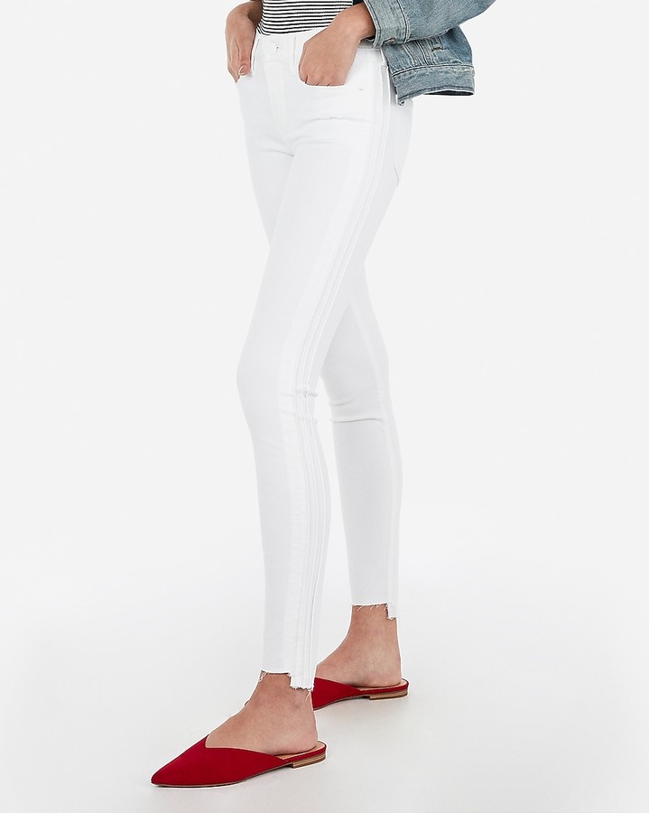 express skinny mid rise jeans