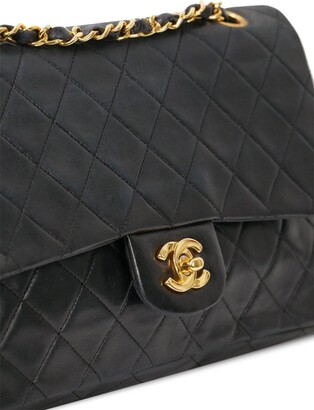 Chanel Pre Owned 1989-1991 medium Double Flap shoulder bag - ShopStyle
