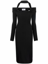 Thumbnail for your product : Coperni Cut-Out Ribbed-Knit Dress