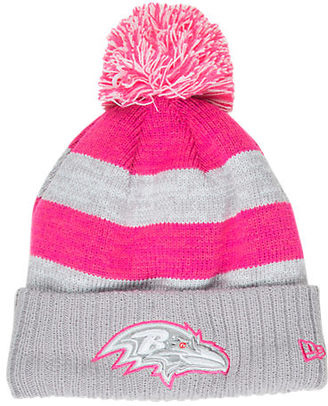 New Era Women's Baltimore Ravens NFL 2016 Breast Cancer Awareness Sport Knit Hat