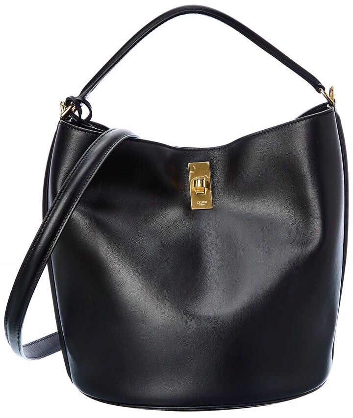 Celine Black Leather Purse | ShopStyle