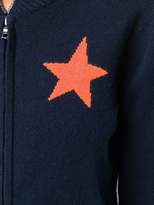 Thumbnail for your product : Bella Freud star knitted zip up jacket