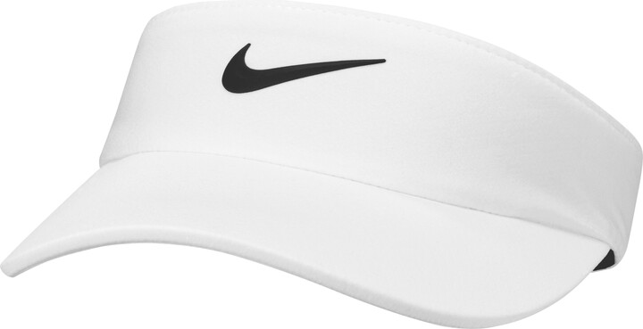 Nike Women's Dri-FIT AeroBill Golf Visor in White - ShopStyle Hats