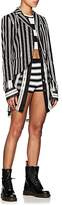 Thumbnail for your product : Marc Jacobs Women's Striped Silk Oversized Blouse - Black Pat.