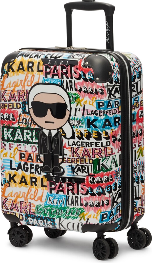 Karl Lagerfeld Paris 20" Logo Explosion CarryOn Upright ShopStyle