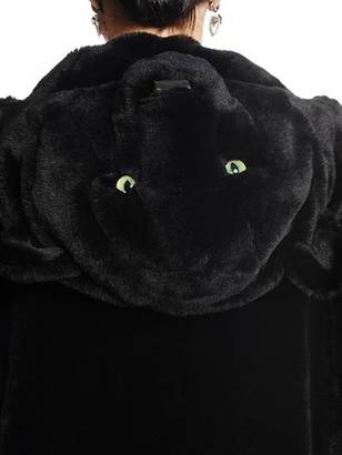 Dolce & Gabbana Panther Faux Fur Vest