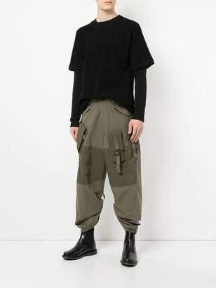 Julius loose-fit cargo trousers