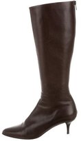 Thumbnail for your product : Helmut Lang Leather Knee-High Boots