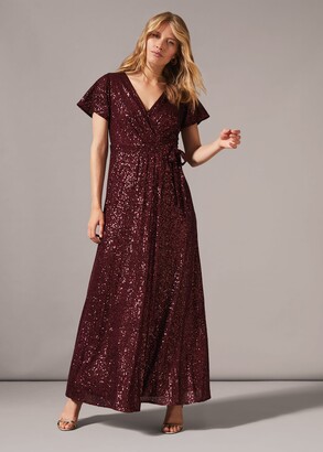 Phase Eight Amily Sequin Wrap Dress