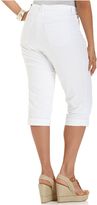 Thumbnail for your product : Style&Co. Style & Co. Plus Size Tummy Fit Capri Jeans, Bright White Wash