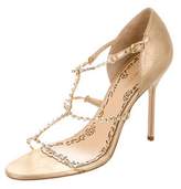 Thumbnail for your product : Marchesa Deena Embellished Sandals Gold Deena Embellished Sandals