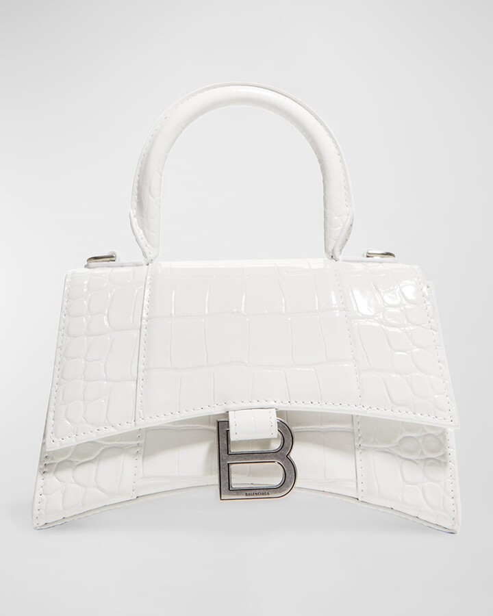 Balenciaga Ville Small Logo Calfskin Top-Handle Bag - Bergdorf Goodman