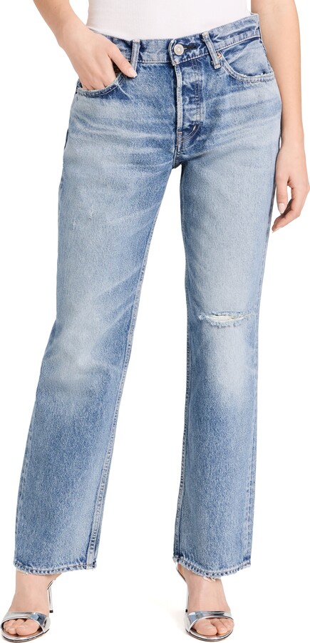 MOUSSY VINTAGE Ballard Wide Straight Jeans
