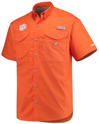 Columbia Men's Orange Clemson Tigers Bonehead Short Sleeve Shirt