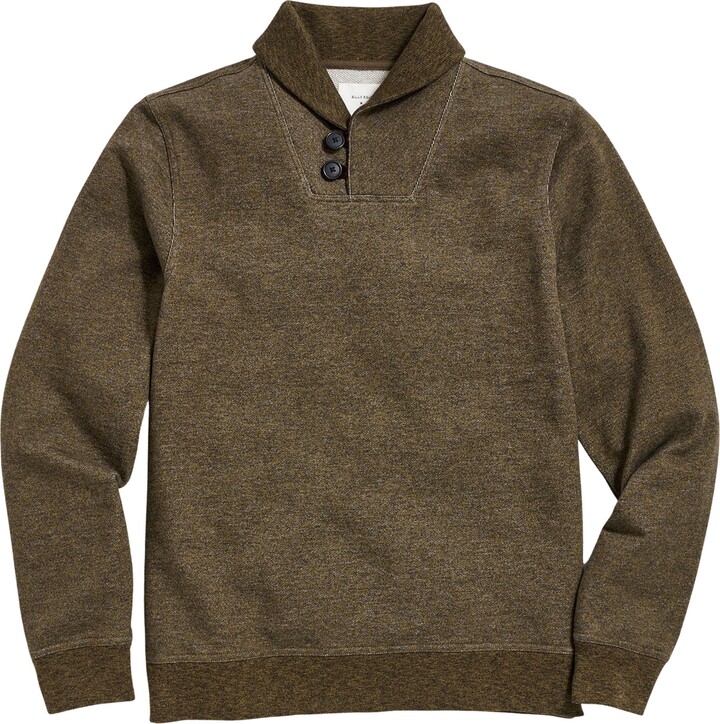 Billy Reid Mouline Shawl Collar Cotton Pullover