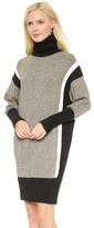 Thumbnail for your product : Faith Connexion Mixed Knit Sweater Dress