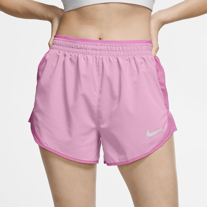 pink nike running shorts