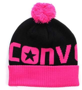 Converse Kids Junior Boys Girls Pom Pom Beanie Hat One Size