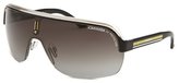 Thumbnail for your product : Carrera Men's Top Car 1 Semi-Rimless Black and Yellow Sunglasses