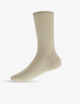 Thumbnail for your product : Dore Dore Knitted cotton socks, Mens, Size: 42986, Brown