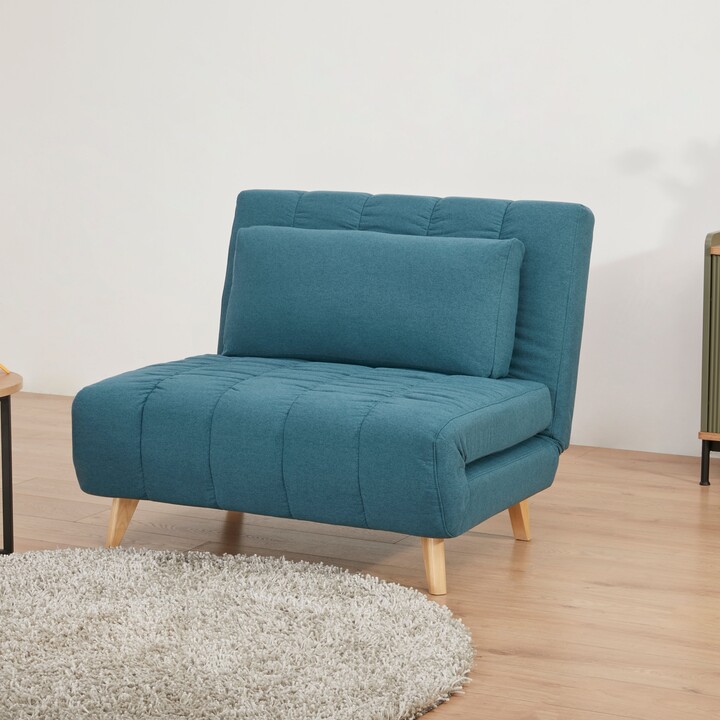 Dunelm Tara Fabric Sofa Bed Blue ShopStyle