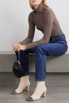 Thumbnail for your product : AEYDĒ aeyde - Belle Snake-effect And Smooth Leather Ankle Boots