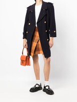 Thumbnail for your product : Burberry Pre-Owned 1990-2000s Double-Breasted Knee-Length Coat