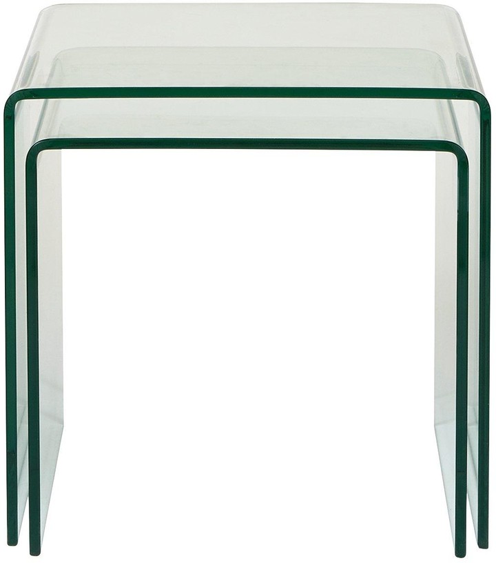 Glass Nest Of Tables ShopStyle Living Room Furniture