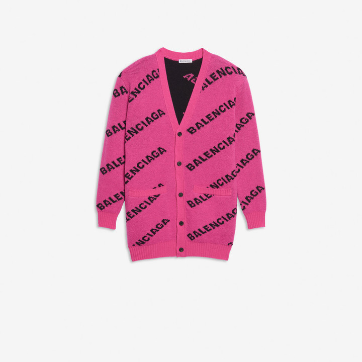 balenciaga black cardigan