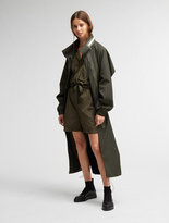 Thumbnail for your product : DKNY Pure Extra Long Sleeve Colorblock Coat